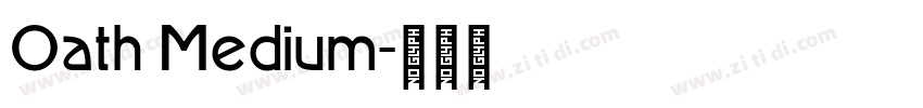 Oath Medium字体转换